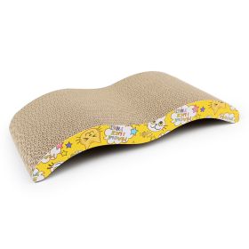 Wave Curved Cat Scratcher Cardboard for Little Cats