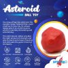 Asteroid Rubber Dog Chew Toy for Heavy Chewers | Red Retrieving Toy | USA Made