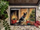NEW Australian Cattle Dog Cozy Christmas Doormat Front Door Mat Indoor Outdoor Rugs for Entryway, Non Slip Washable Low Pile, 18H X 27W