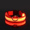 Glow-In-The-Dark Pet Collar; LED Dog Collar For Night Walking; USB charging