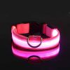 Glow-In-The-Dark Pet Collar; LED Dog Collar For Night Walking; USB charging