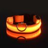 Glow-In-The-Dark Pet Collar; LED Dog Collar For Night Walking; USB charging