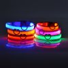 Glow-In-The-Dark Pet Collar; LED Dog Collar For Night Walking; USB charging